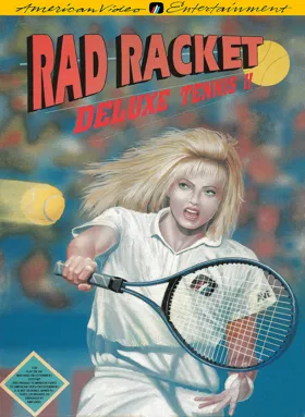 Rad Racket - Deluxe Tennis II (USA) (Unl) box cover front